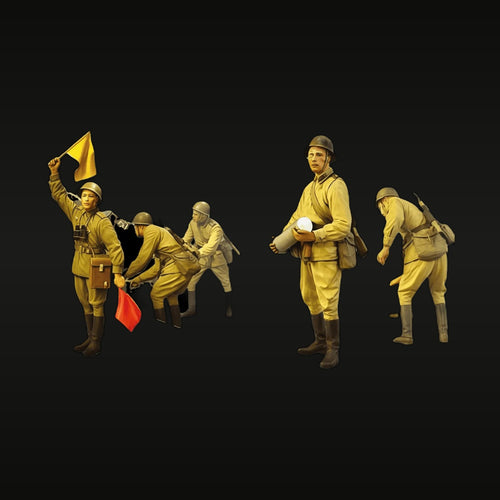 Soviet Artillery Crew Summer 1970-80s 1/35 Resin Figure Set
