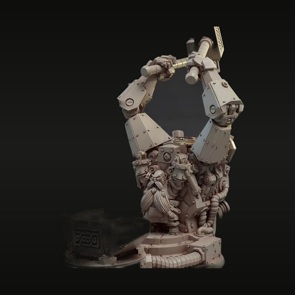 Steampunk Male Mechanical Arms Bust 120mm Resin Kit
