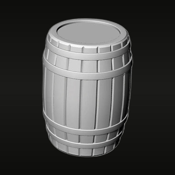 1/18 Wooden Barrel (Resin Terrain)