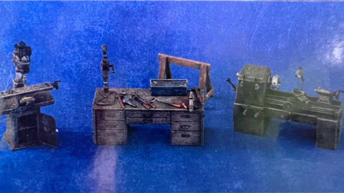 WWII Military Workshop Tool Set 1/35 Resin Diorama Kit