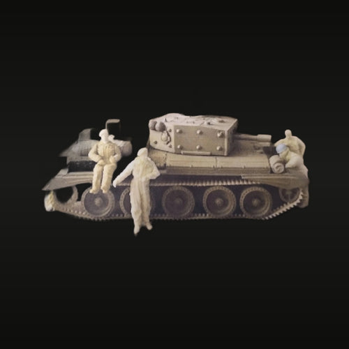 1/35 British Tanker Crew Winter Uniform Resin Figure Kit (6 Figures)