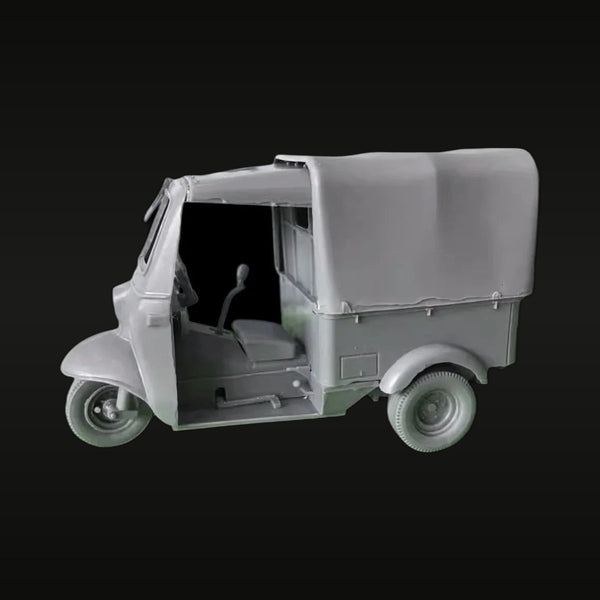 Three-Wheeled Auto Rickshaw Pickup Truck 1/32 Resin Model Kit