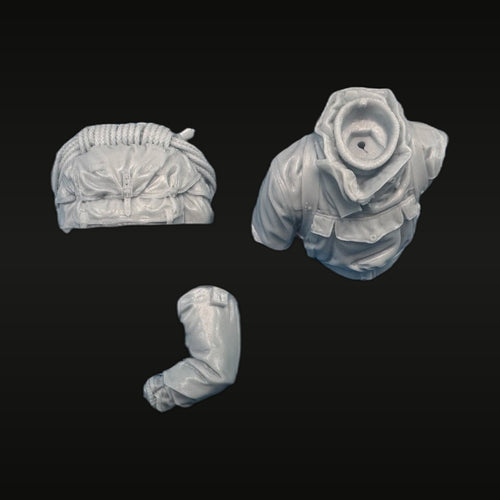 1/10 Steampunk Soldier with Goggles Resin Bust Kit