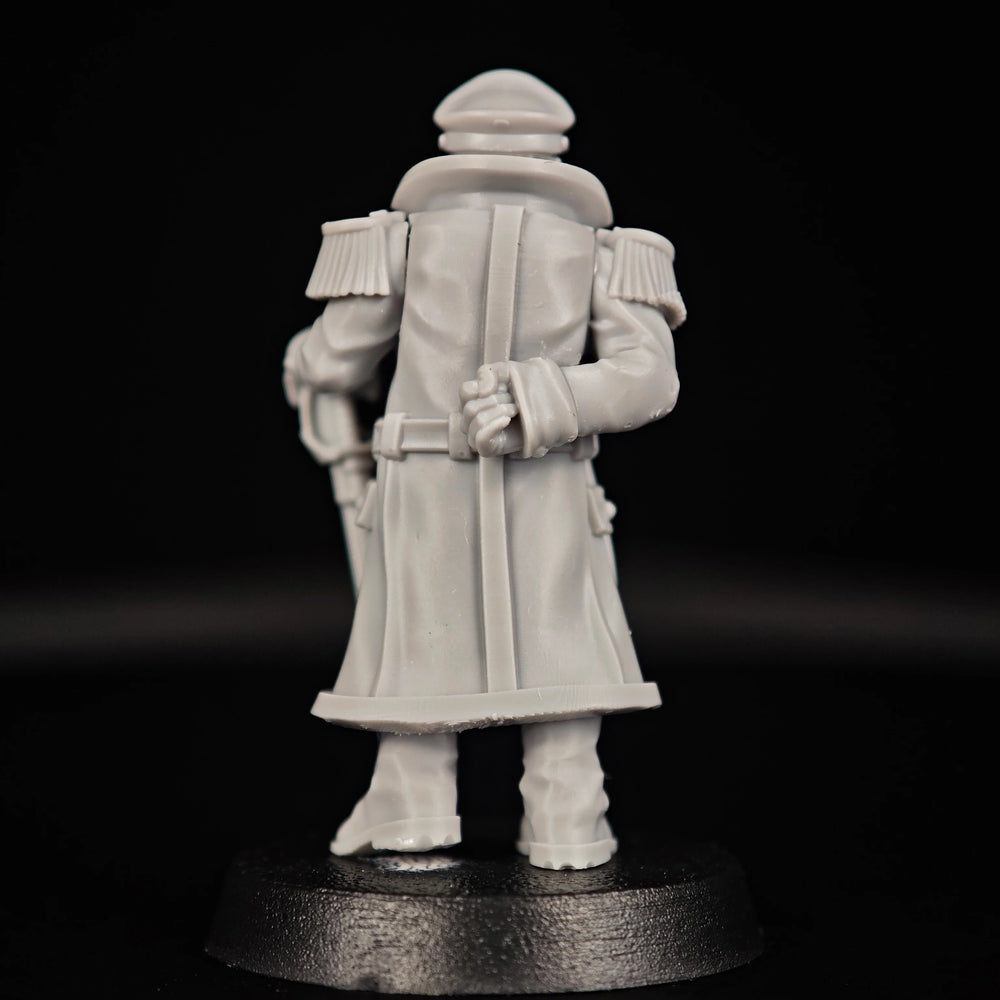 25mm Napoleonic Imperial Officer, Resin Model Figure Kit, Unassembled and Unpainted