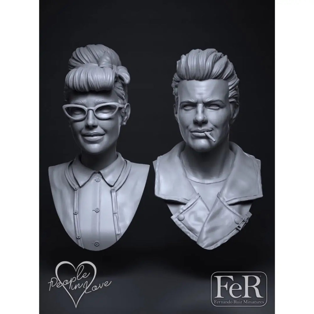 1/10 Contemporary Female Portraits, 4 Figures, Resin Model Bust Kit, Historical Theme, Unassembled and Unpainted