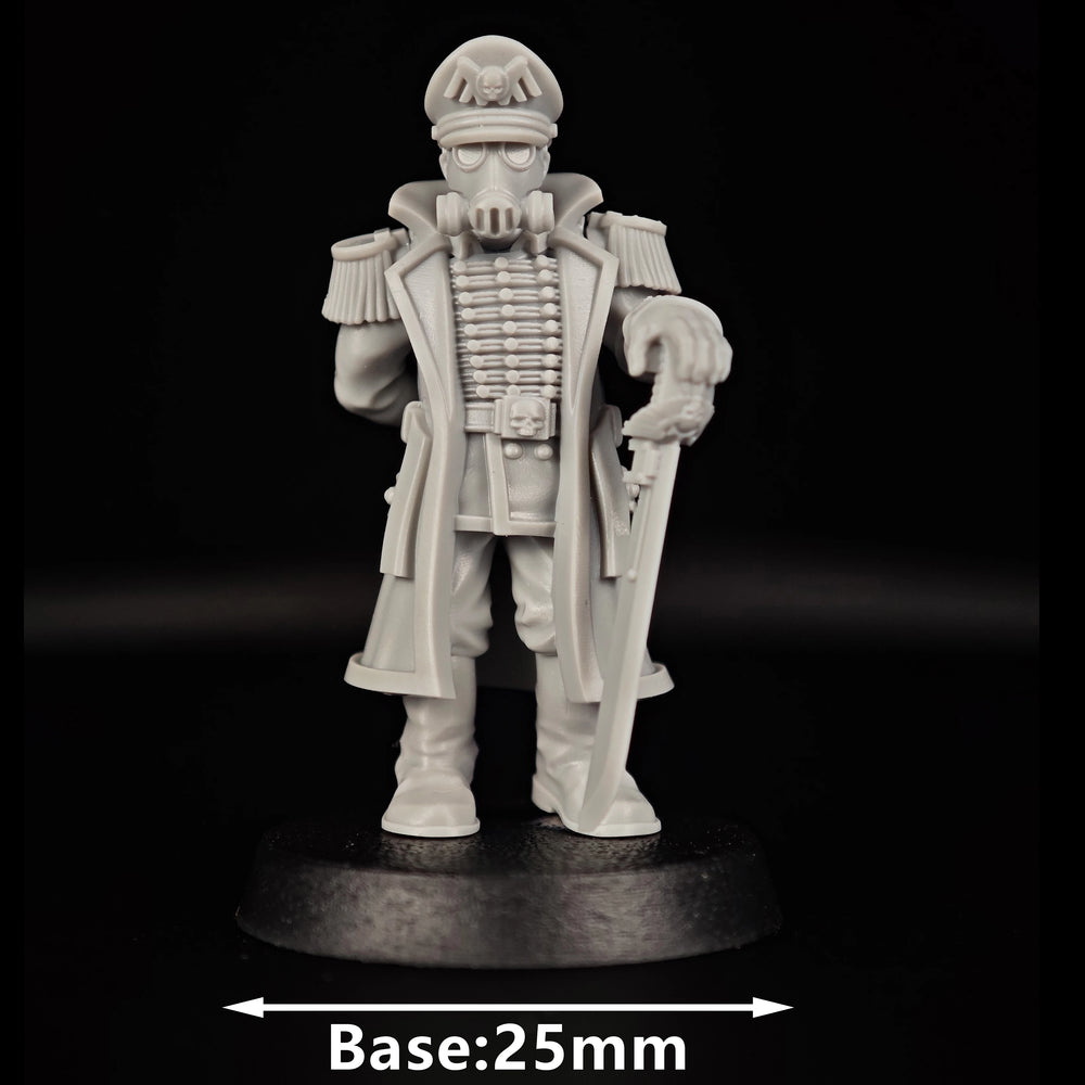 25mm Napoleonic Imperial Officer, Resin Model Figure Kit, Unassembled and Unpainted