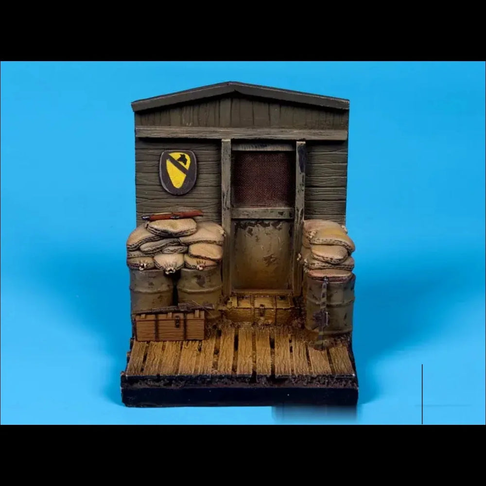 1/35 WWII German Fortified Bunker Position, Resin Model Terrain Kit, Unpainted