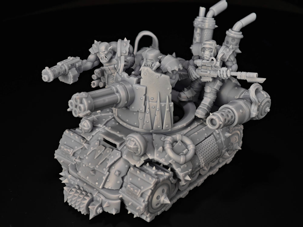 28mm Gothic Armored Walker, Resin Model Vehicle Kit, Sci-Fi Theme, Unassembled and Unpainted