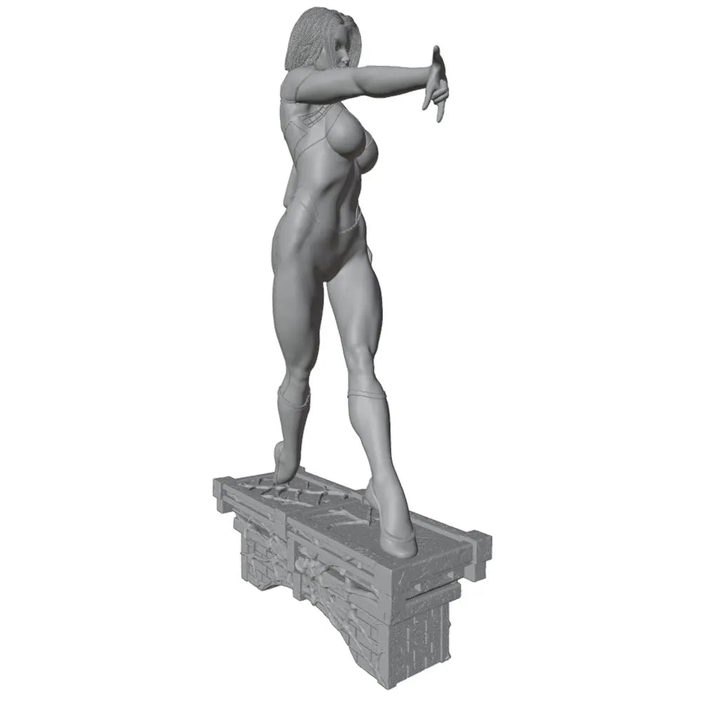 1/24 Modern Sci-Fi Female, Resin Model Figure Kit, Unassembled and Unpainted