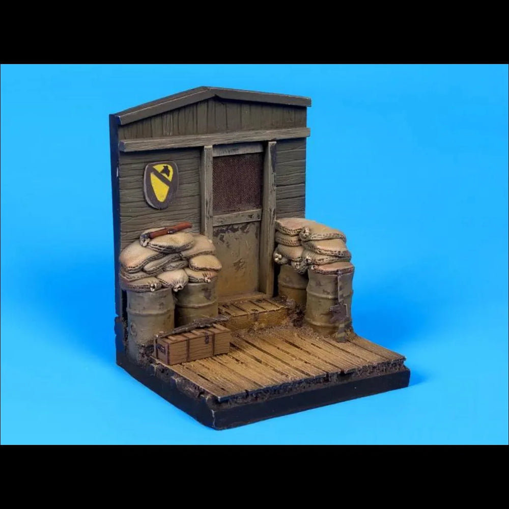 1/35 WWII German Fortified Bunker Position, Resin Model Terrain Kit, Unpainted