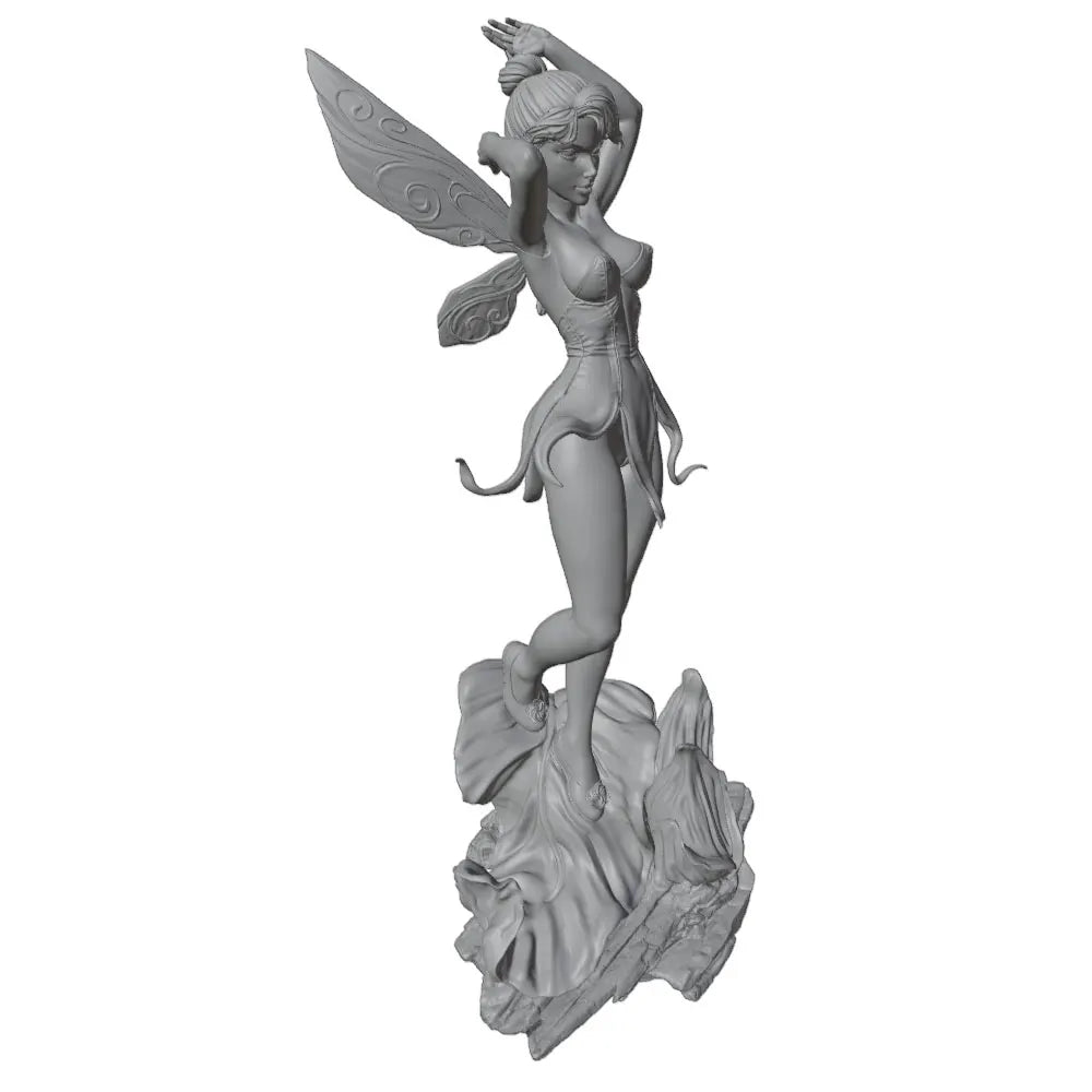 1/24 Female Character with Wings, Resin Model Figure Kit, Anime Theme, Unassembled and Unpainted