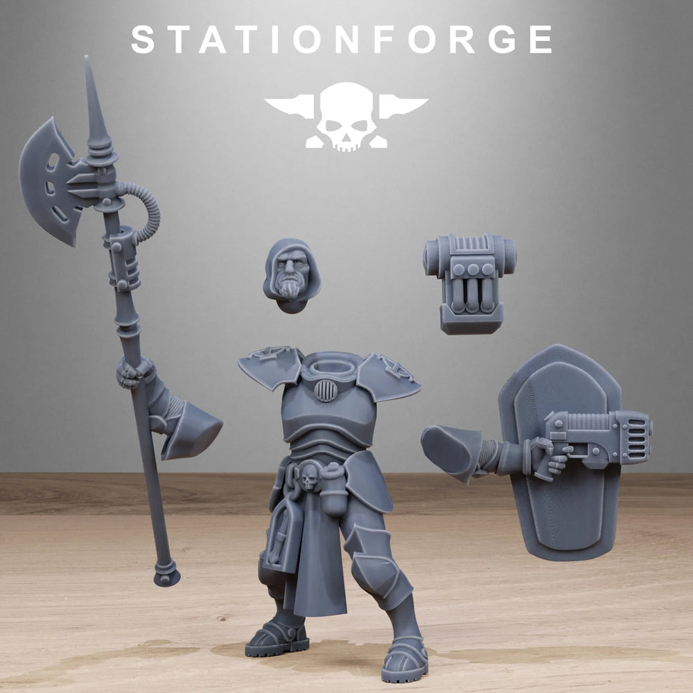 Vodalites Purifiers, 15 Figures, Resin Model Figure Kit, Fantasy Theme, Unassembled and Unpainted