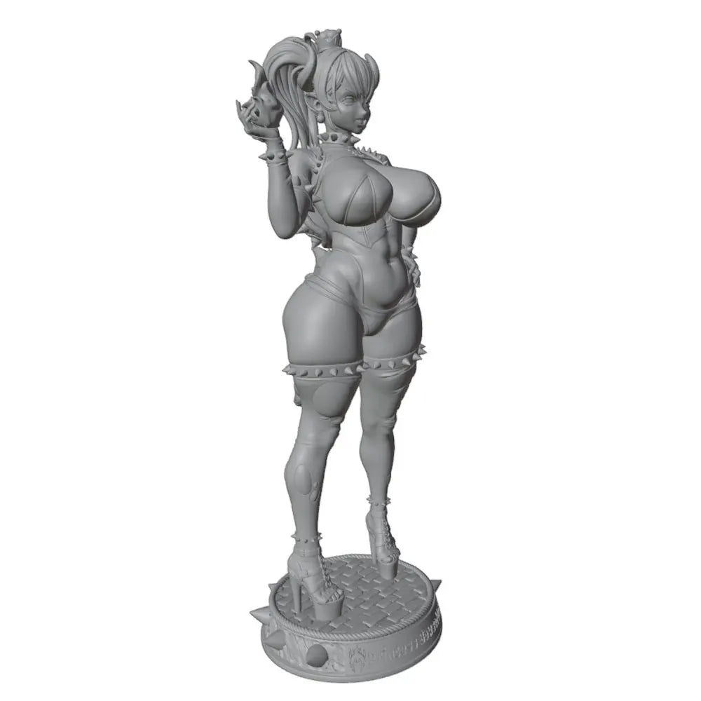 1/24 Fantasy Pin-Up in Ornate Jeweled Bodysuit, Resin Model Figure Kit, Unassembled and Unpainted