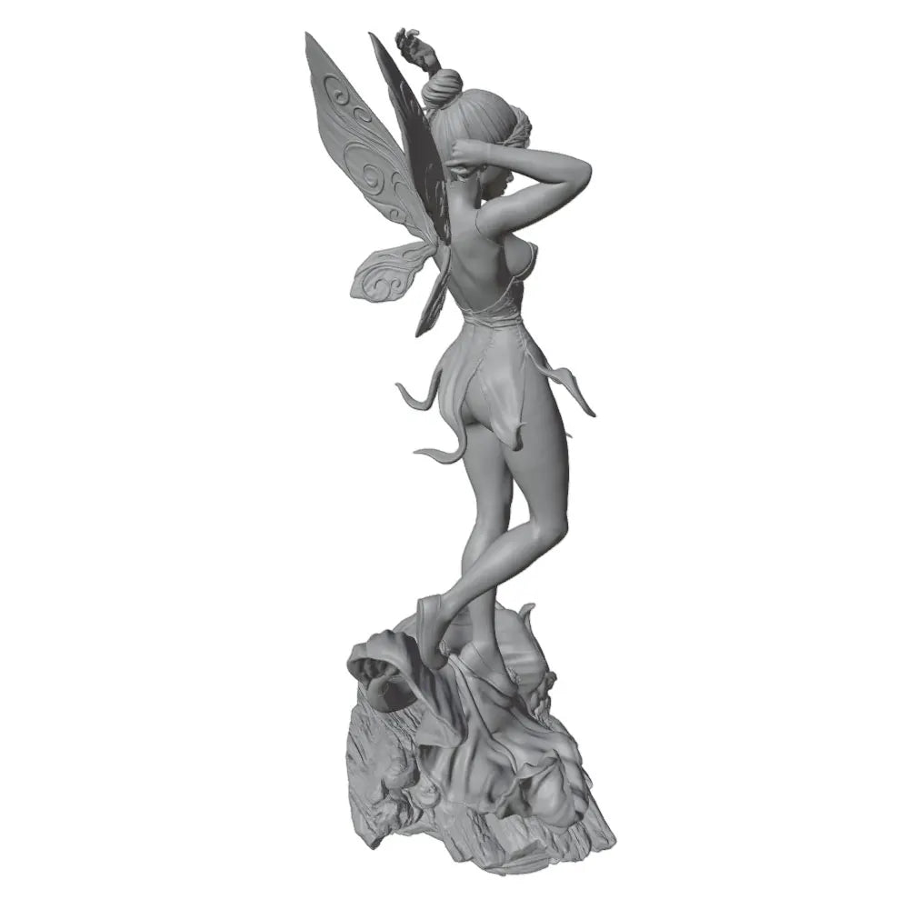 1/24 Female Character with Wings, Resin Model Figure Kit, Anime Theme, Unassembled and Unpainted