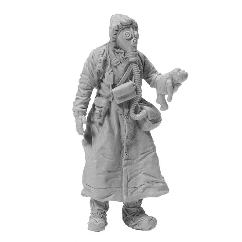 1/35 Medieval Dark Fantasy Warrior, Resin Model Figure Kit, Unassembled and Unpainted