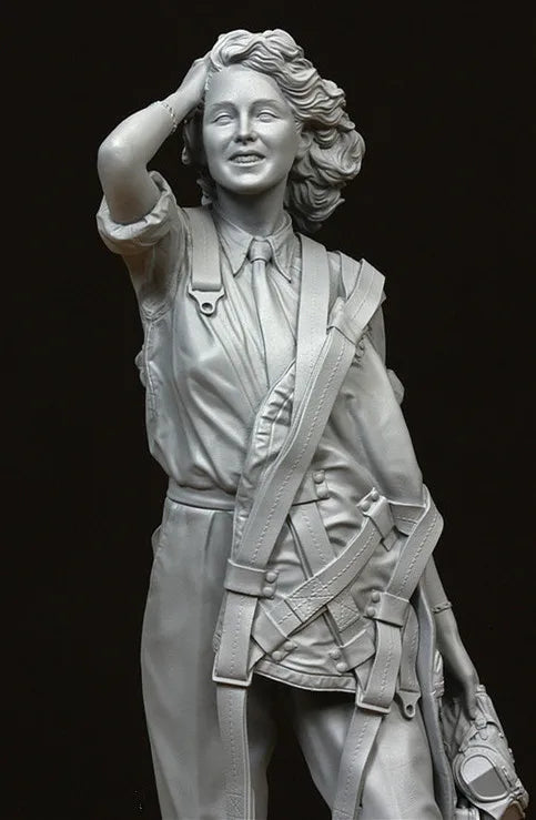 1/16 Modern Female Tactical Civilian, Resin Model Figure Kit, Unassembled and Unpainted