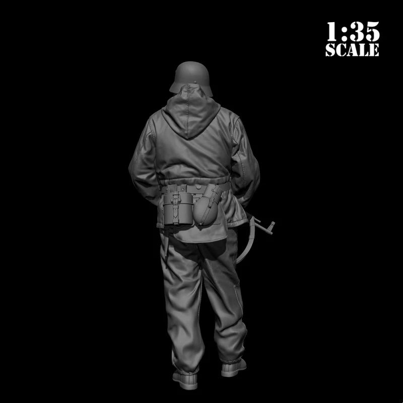 1/35 WWII Soviet Infantry in Winter Parkas, 2 Figures, Resin Model Figure Kit, Unassembled and Unpainted