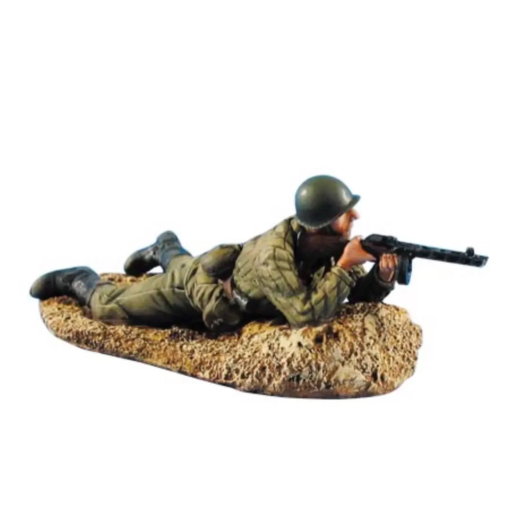 1/35 WWII German Rifleman Prone Firing, Resin Model Figure Kit, Unassembled and Unpainted
