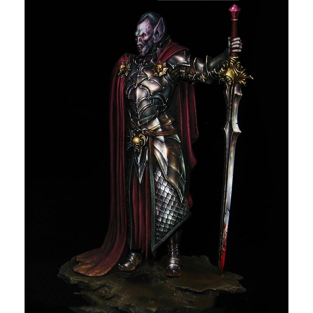 75mm Knights in Ornate Armor, 3 Figures, Resin Model Figure Kit, Fantasy Theme, Unassembled and Unpainted