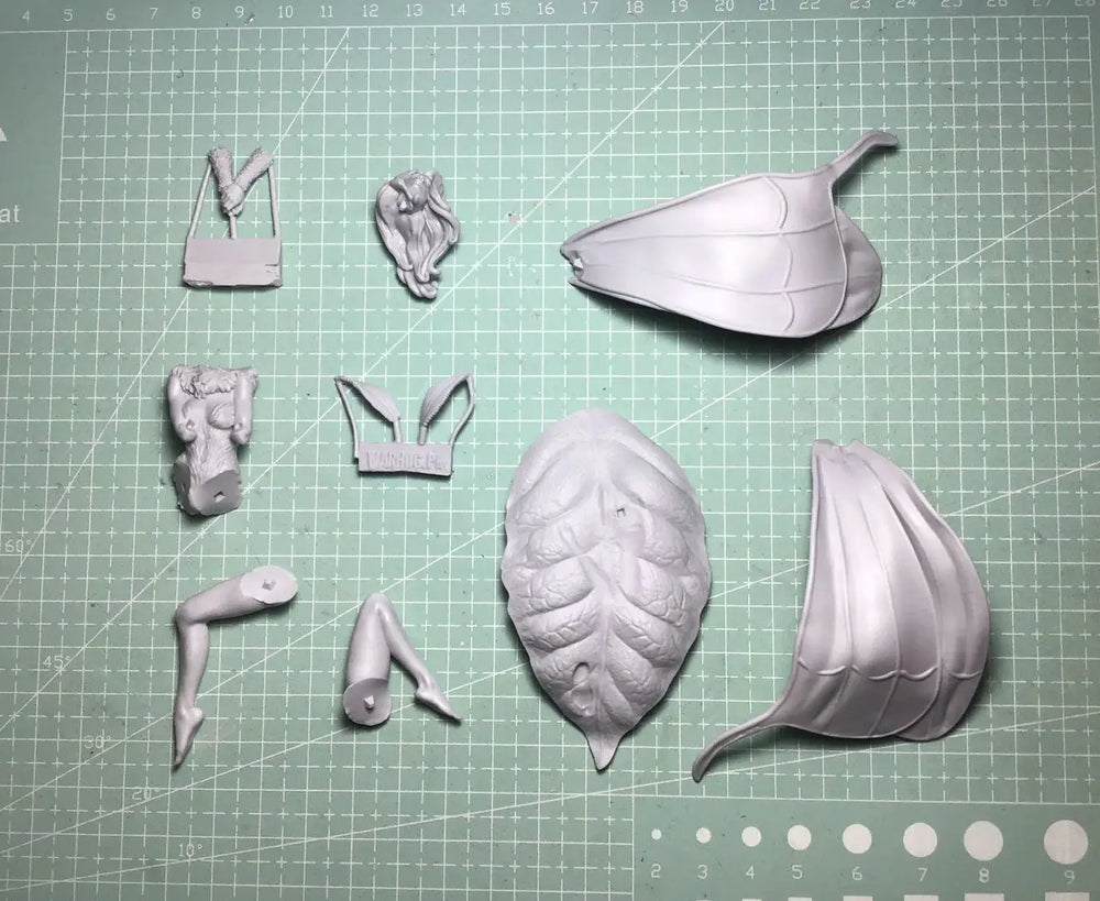 1/24 Deer-Woman, Resin Model Figure Kit, Fantasy Theme, Unassembled and Unpainted