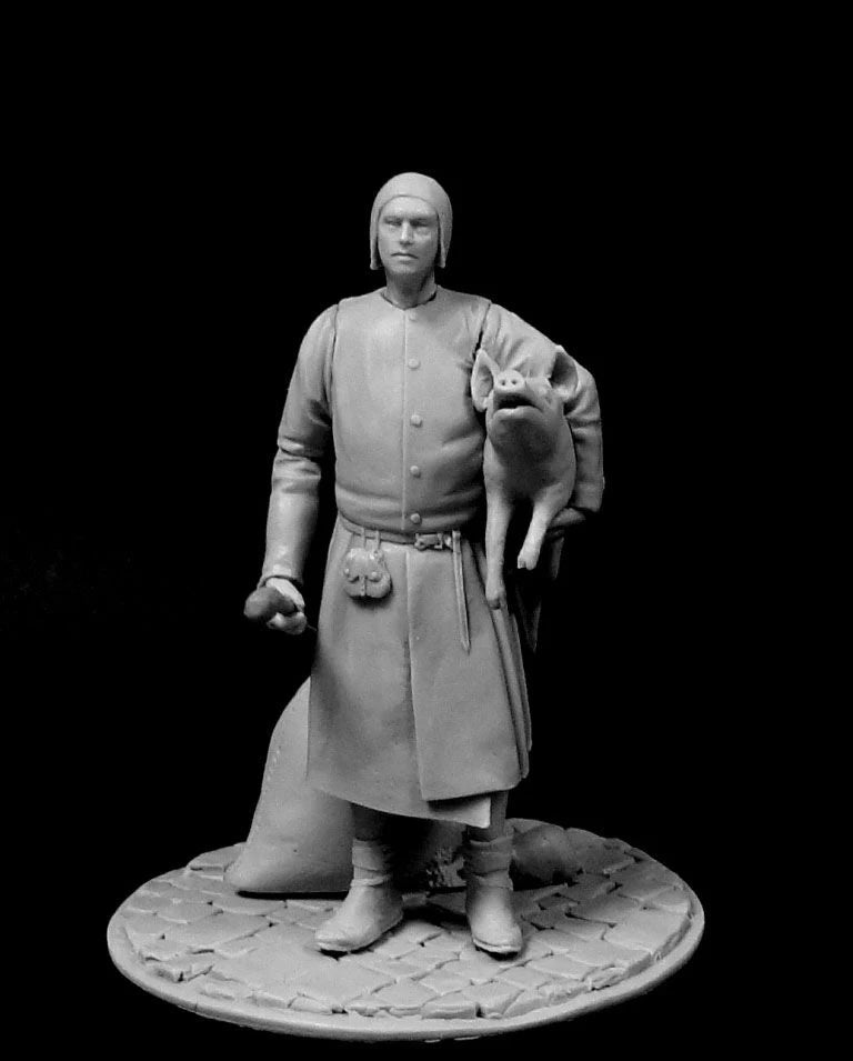 1/32 Ancient Civilian, Resin Model Figure Kit, Unassembled and Unpainted