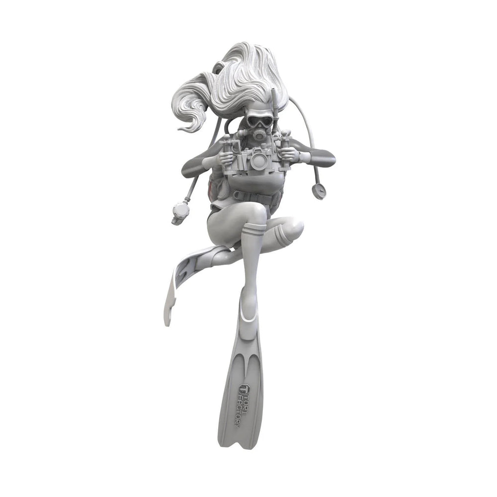 1/35 Princess Warrior, Resin Model Figure Kit, Anime Theme, Unassembled and Unpainted