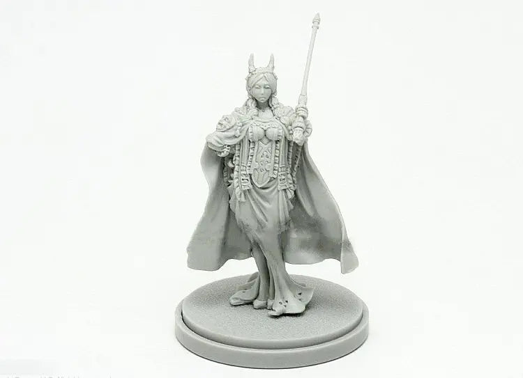 Noble Female Elf Warrior, Resin Model Figure Kit, Fantasy Theme, Unassembled and Unpainted
