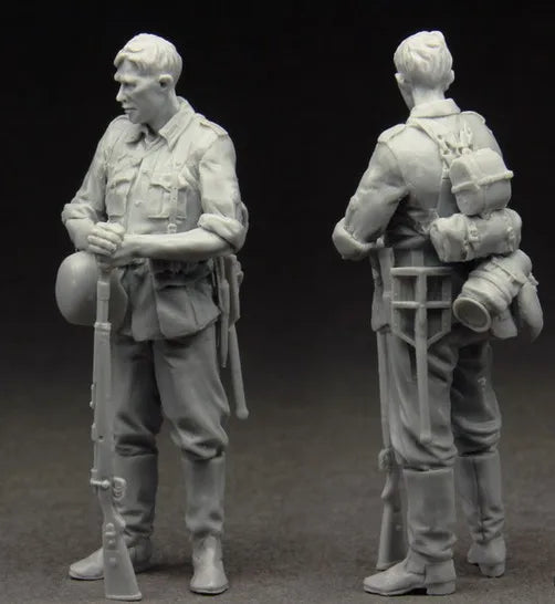 1/35 Modern Spring Camouflage Infantry Base, Resin Model Terrain Kit, Unpainted