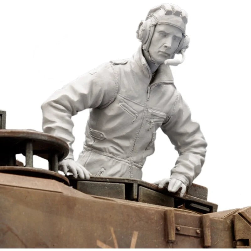 1/16 WWII Military Aviator, Resin Model Figure Kit, Unassembled and Unpainted