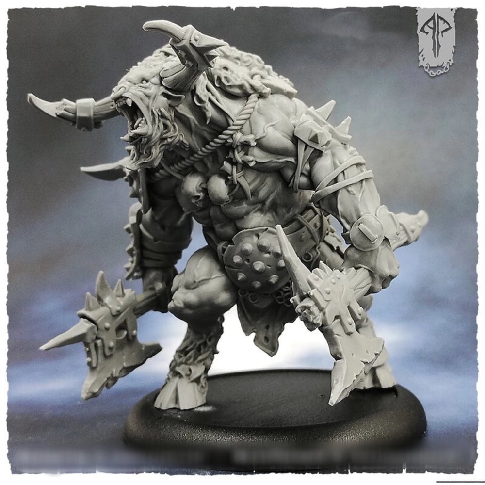 28mm Grimdark Demonic Chaos Creature, 4 Figures, Resin Model Figure Kit, Fantasy Theme, Unassembled and Unpainted