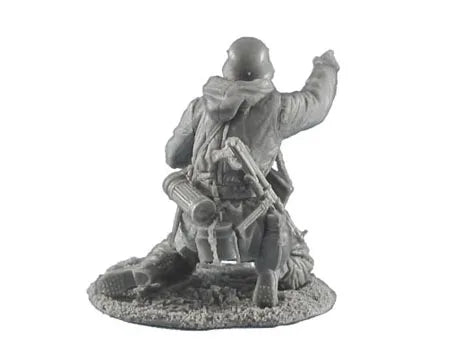 1/35 Modern Combat Operator with Body Armor, Resin Model Figure Kit, Unassembled and Unpainted
