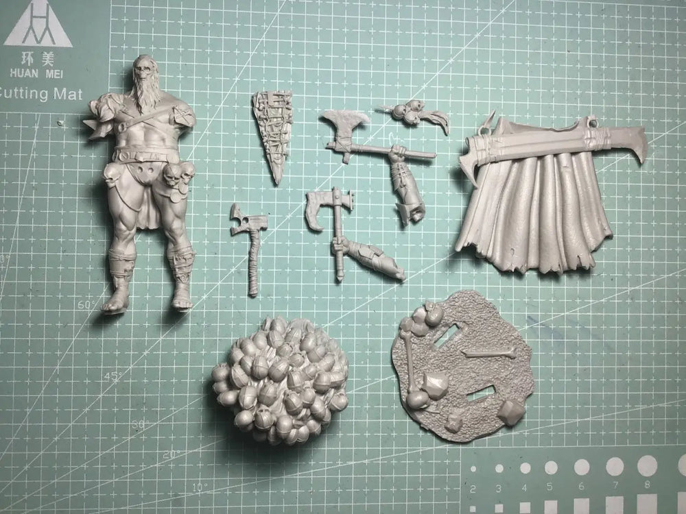 1/24 Dark Fantasy Chaos Demon Warrior, Resin Model Figure Kit, Fantasy Theme, Unassembled and Unpainted