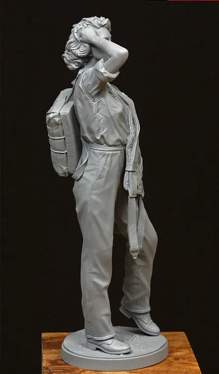 1/16 Modern Female Tactical Civilian, Resin Model Figure Kit, Unassembled and Unpainted
