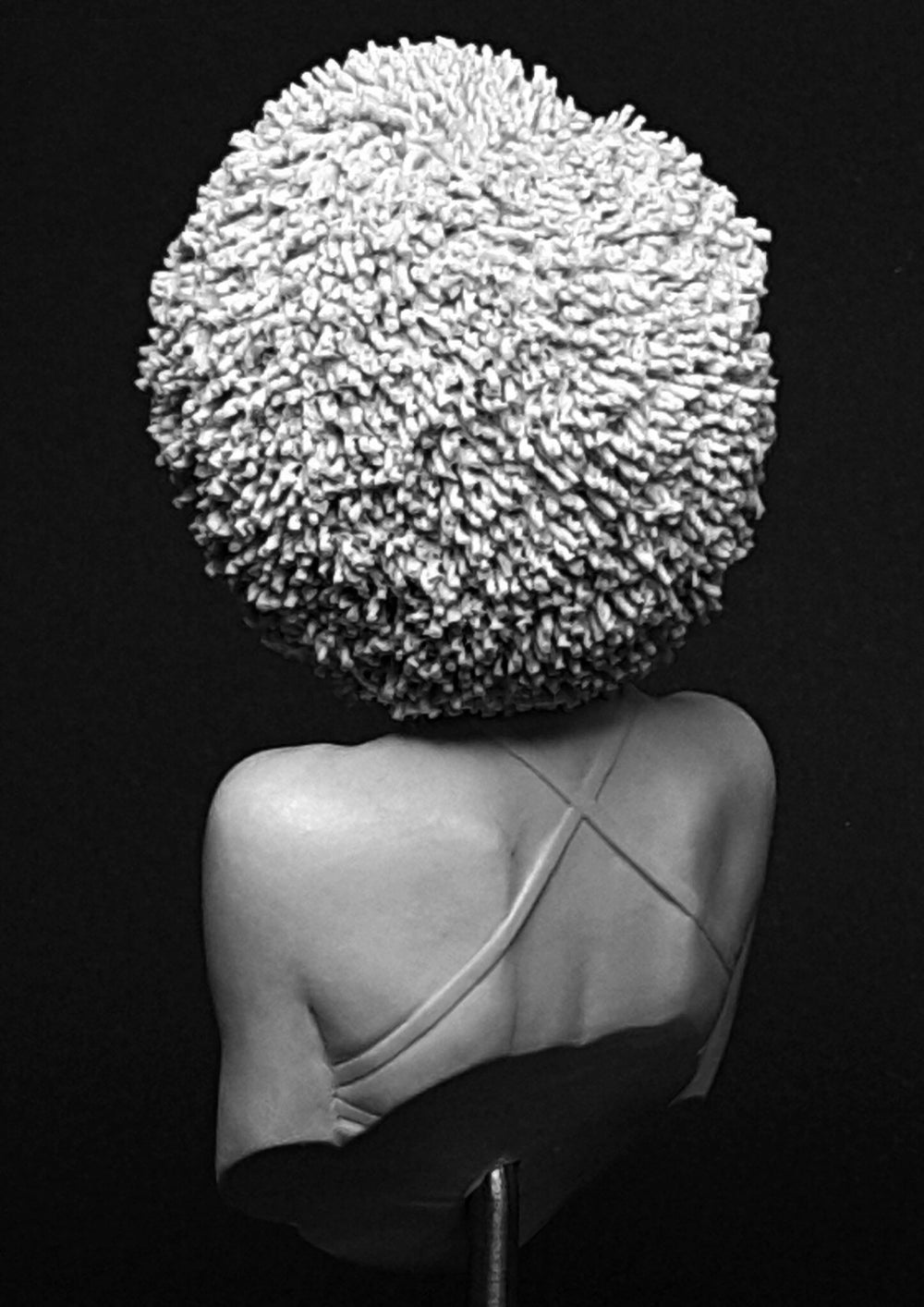 100mm Female Portrait, Resin Model Bust Kit, Unassembled and Unpainted