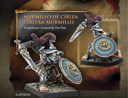 Cirfean Murmielio Fantasy Warrior, Resin Model Figure Kit, Fantasy Theme, Unassembled and Unpainted