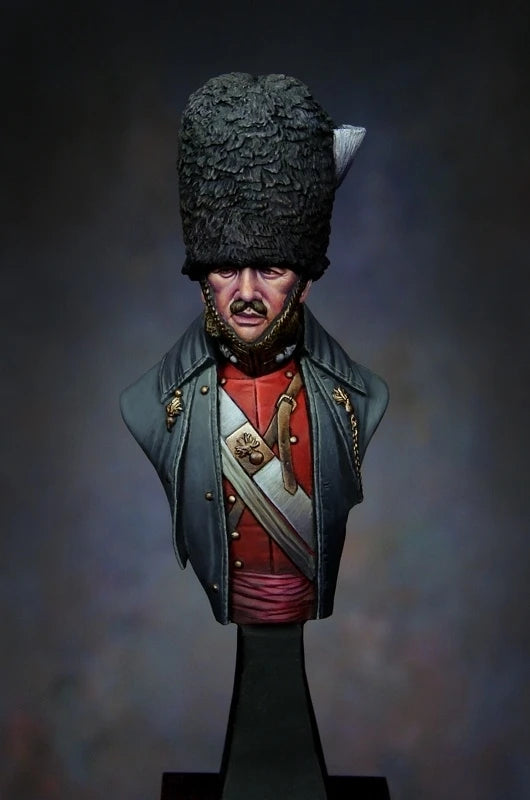1/12 Modern Russian Officer, Resin Model Bust Kit, Unassembled and Unpainted