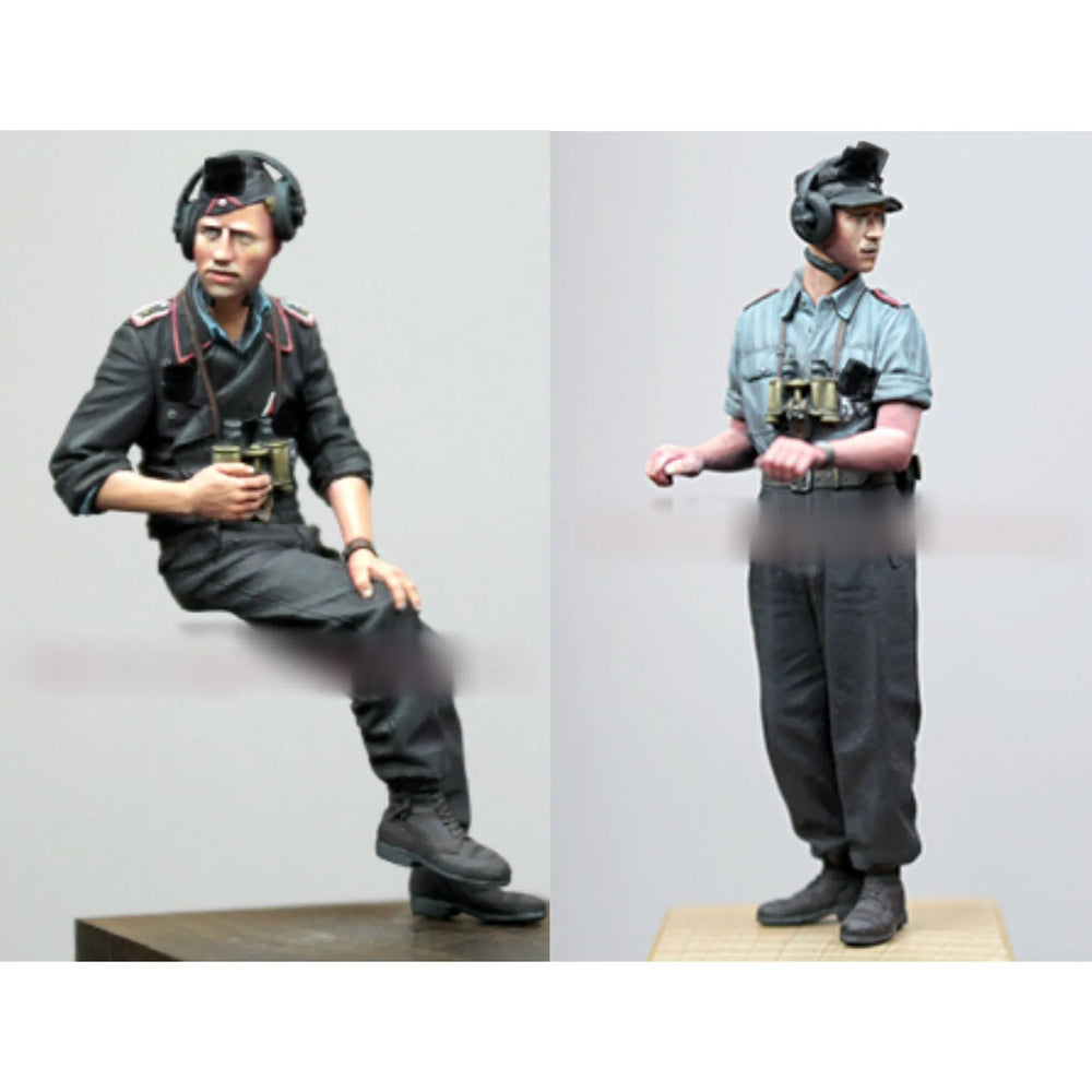 1/35 Cold War Military Officers, 2 Figures, Resin Model Figure Kit, Unassembled and Unpainted
