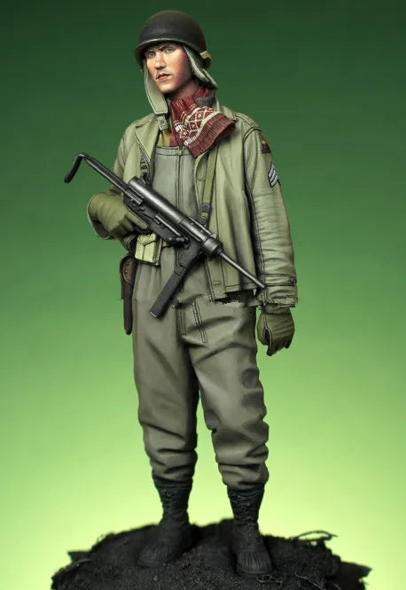 1/16 WWII German Pilot with Flight Goggles, Resin Model Figure Kit, Unassembled and Unpainted