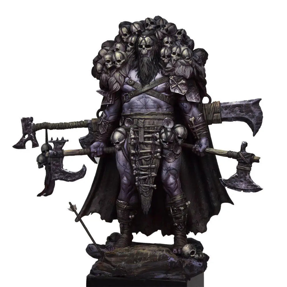 1/24 Dark Fantasy Chaos Demon Warrior, Resin Model Figure Kit, Fantasy Theme, Unassembled and Unpainted