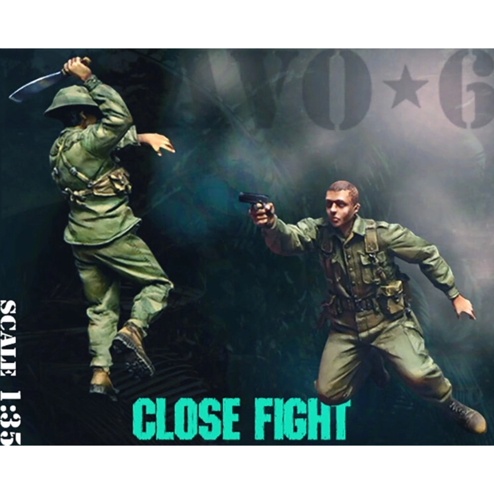 1/35 Cold War Fortification Bunker, 3 Figures, Resin Model Figure Kit, Unassembled and Unpainted