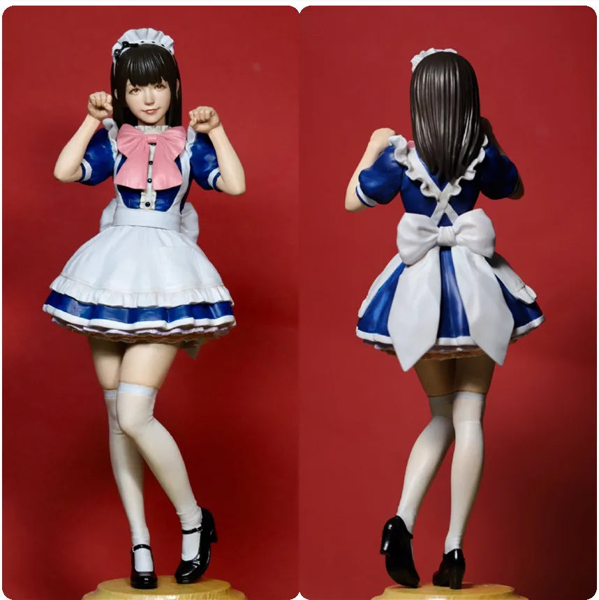 1/12 Maid Character, Resin Model Figure Kit, Anime Theme, Unassembled and Unpainted