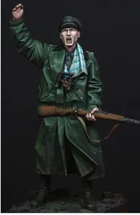 1/16 WWII German Kurt Meyer, Resin Model Figure Kit, Unassembled and Unpainted