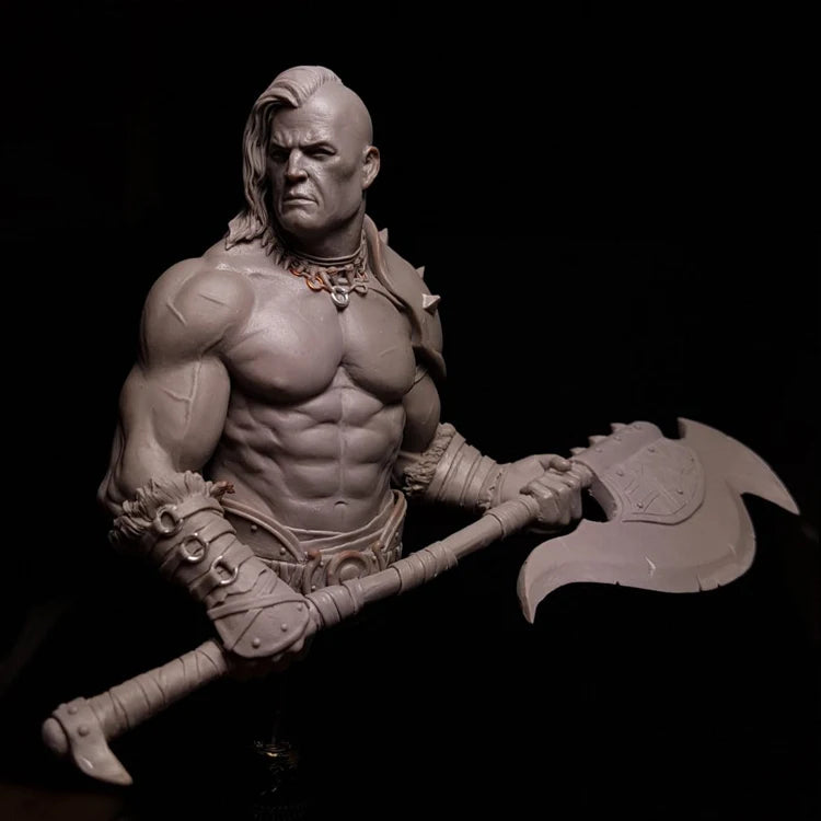 1/12 Solrak the Savage, Resin Model Bust Kit, Fantasy Theme, Unassembled and Unpainted