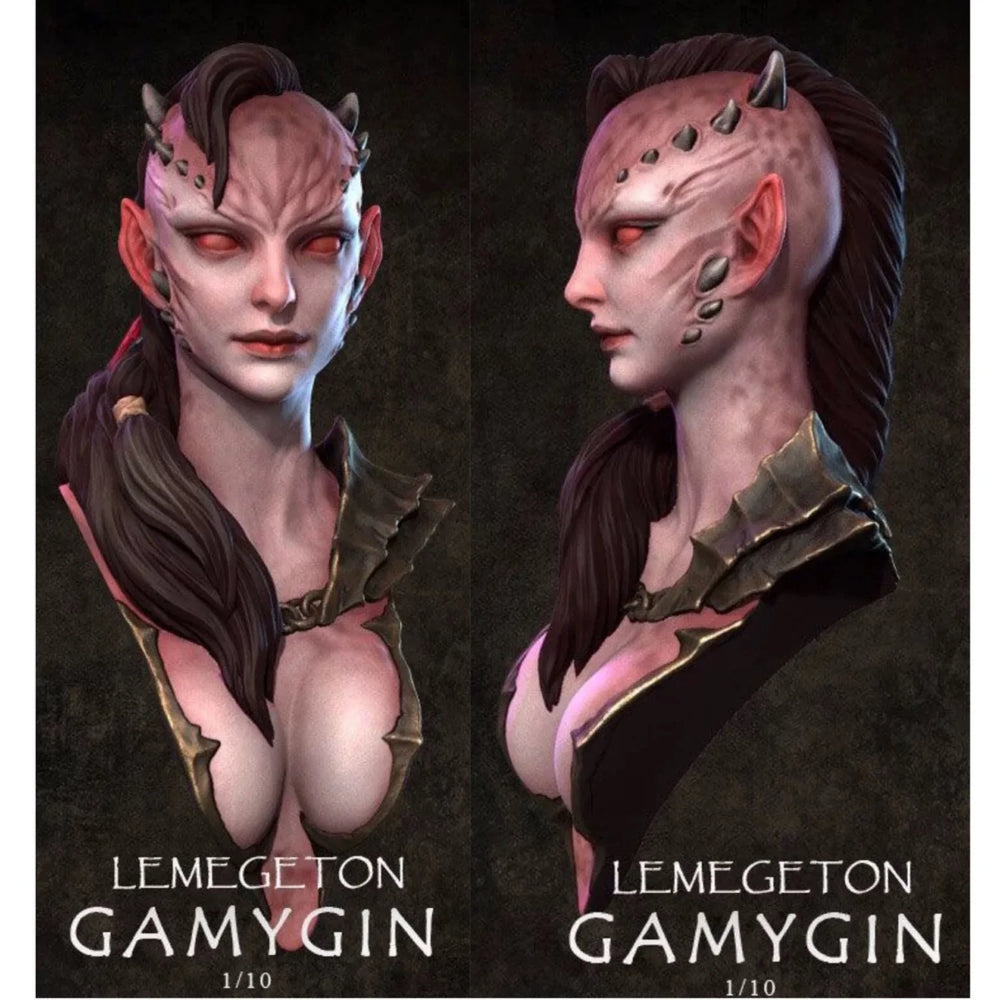 1/10 Gamygin Demon, Resin Model Bust Kit, Fantasy Theme, Unassembled and Unpainted