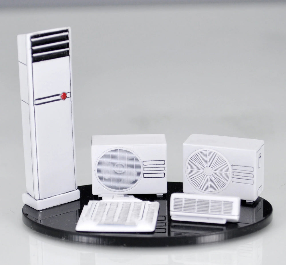1/35 Modern HVAC Unit Set, Resin Model Accessory Kit, Unpainted
