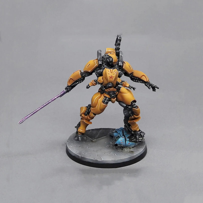 1/32 Mecha Warriors, 5 Figures, Resin Model Figure Kit, Sci-Fi Theme, Unassembled and Unpainted