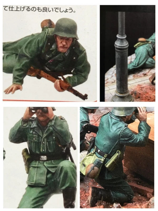 WWII Infantry Soldiers — 1/35 Resin Figure Set
