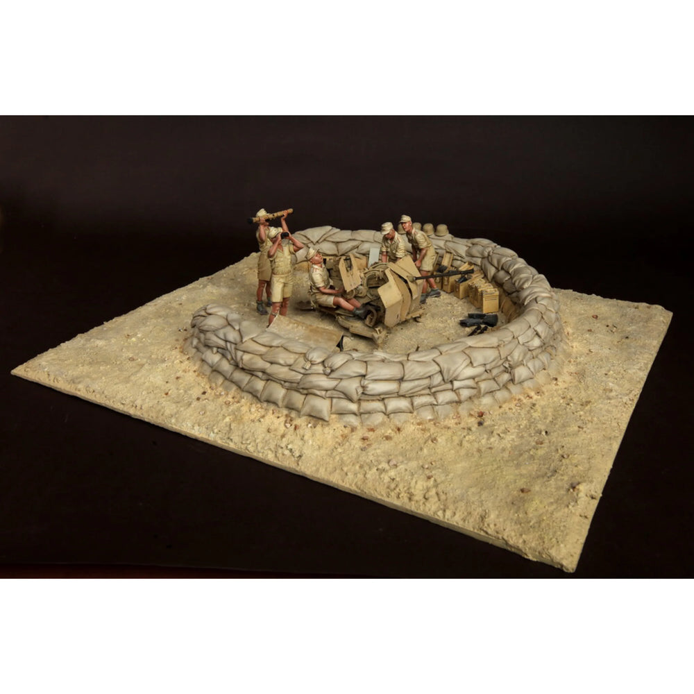 1/35 WWI Trench Fortification, 6 Figures, Resin Model Diorama Kit, Unassembled and Unpainted