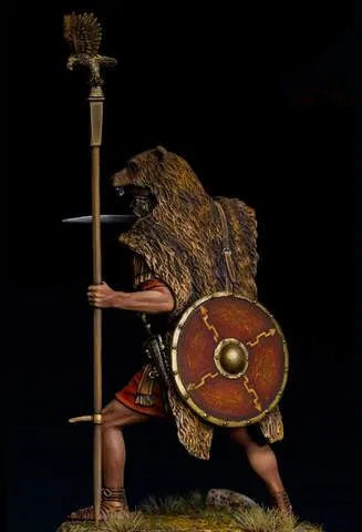 1/24 Bear Warrior, Resin Model Figure Kit, Fantasy Theme, Unassembled and Unpainted