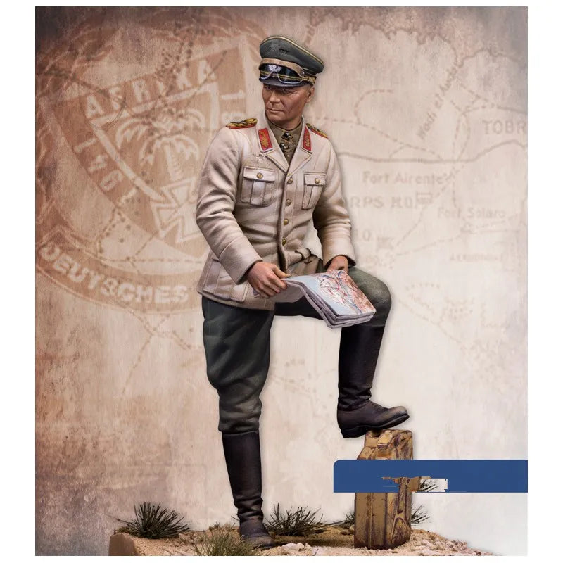 1/24 WWI German Officer, Resin Model Figure Kit, Unassembled and Unpainted
